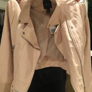 New with tag faux leather jacket